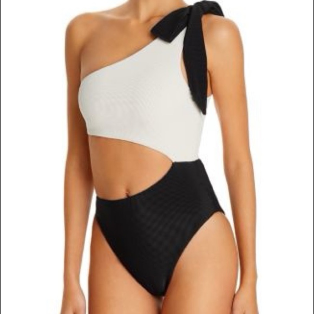 Skin by Same Swim Ribbed One Piece XS